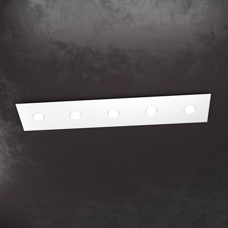 Plafoniera moderna Top Light ECCENTRIC 1156 5L GX53 LED metallo lampada parete soffitto