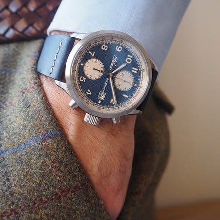 Orologio Perseo Buccaneer automatico crono 13368 blu