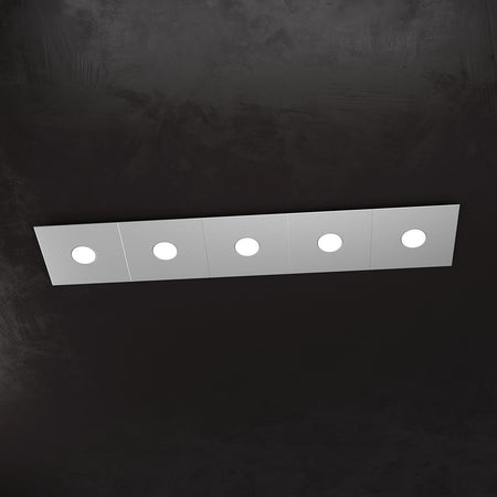 Plafoniera moderna Top Light ECCENTRIC 1156 5L GX53 LED metallo lampada parete soffitto