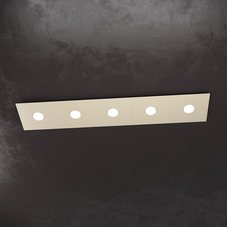 Plafoniera moderna Top Light ECCENTRIC 1156 5L GX53 LED metallo lampada parete soffitto