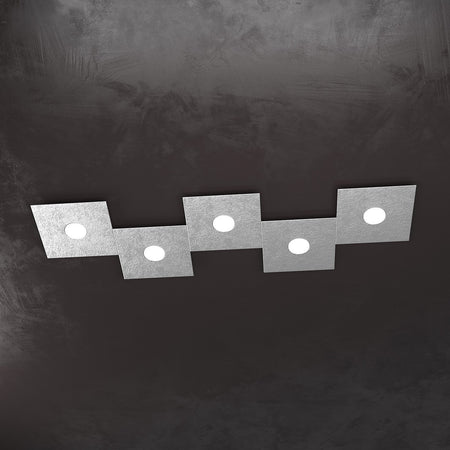Plafoniera moderna Top Light ECCENTRIC 1156 5L GX53 LED metallo lampada parete soffitto