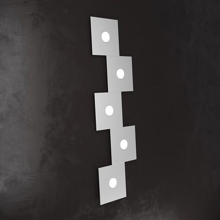Plafoniera moderna Top Light ECCENTRIC 1156 5L GX53 LED metallo lampada parete soffitto