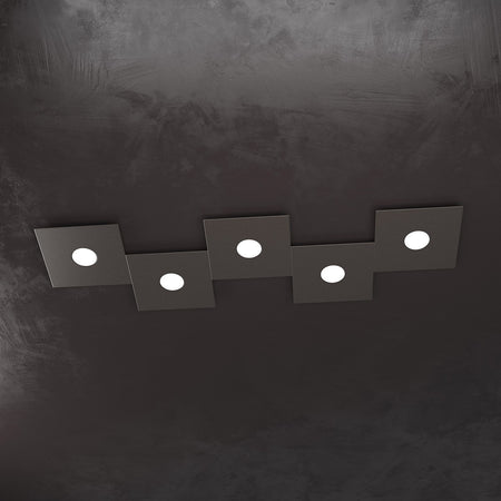 Plafoniera moderna Top Light ECCENTRIC 1156 5L GX53 LED metallo lampada parete soffitto