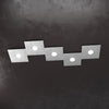 Plafoniera moderna Top Light ECCENTRIC 1156 5L GX53 LED metallo lampada parete soffitto