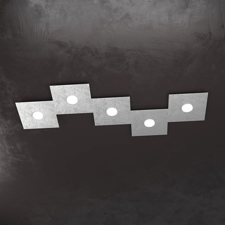 Plafoniera moderna Top Light ECCENTRIC 1156 5L GX53 LED metallo lampada parete soffitto