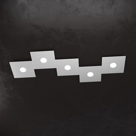 Plafoniera moderna Top Light ECCENTRIC 1156 5L GX53 LED metallo lampada parete soffitto