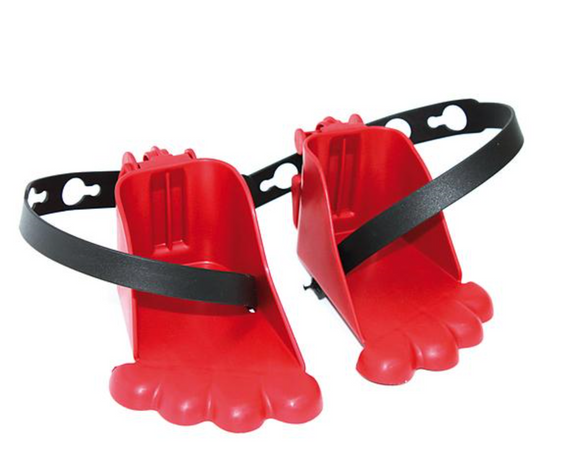Cinturini piedini per seggiolino bici