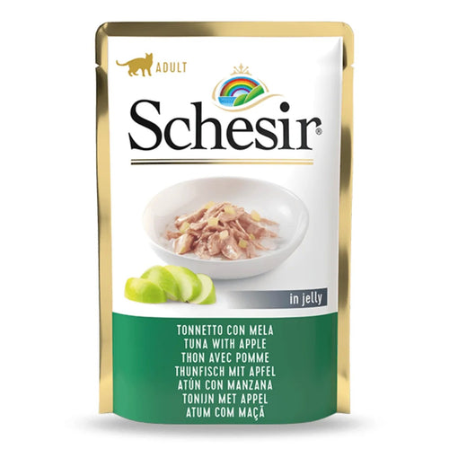 Schesir Jelly Tonnetto con Mela per Gatti Adulti 85gr