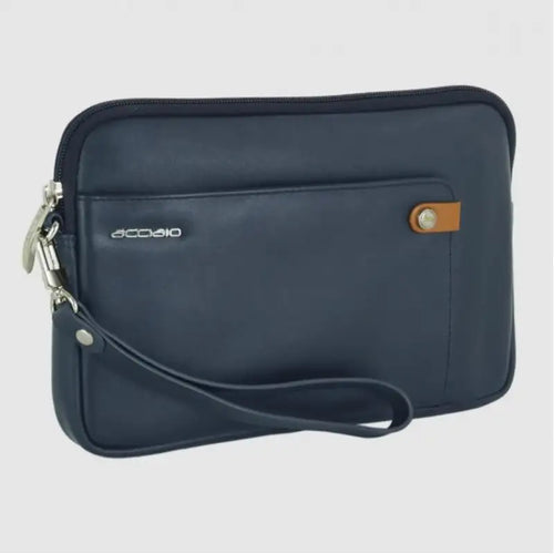 8481 Pochette Acciaio Blu 0000000129 - UNICA / Blu - Pochette