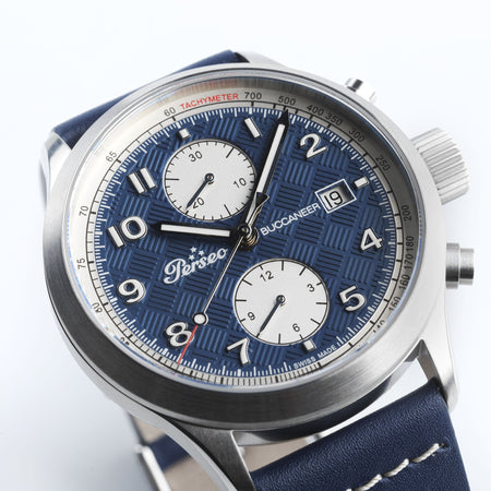 Orologio Perseo Buccaneer automatico crono 13368 blu