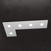 Plafoniera moderna Top Light ECCENTRIC 1156 5L GX53 LED metallo lampada parete soffitto