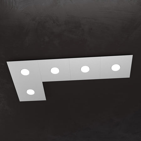 Plafoniera moderna Top Light ECCENTRIC 1156 5L GX53 LED metallo lampada parete soffitto