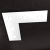 Plafoniera moderna Top Light ECCENTRIC 1156 5L GX53 LED metallo lampada parete soffitto