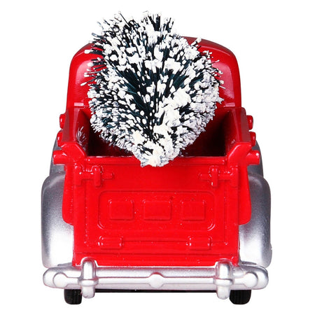 Camioncino PickUp rosso, personaggio per villaggio di Natale in Plastica