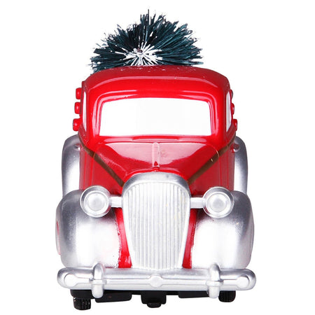Camioncino PickUp rosso, personaggio per villaggio di Natale in Plastica
