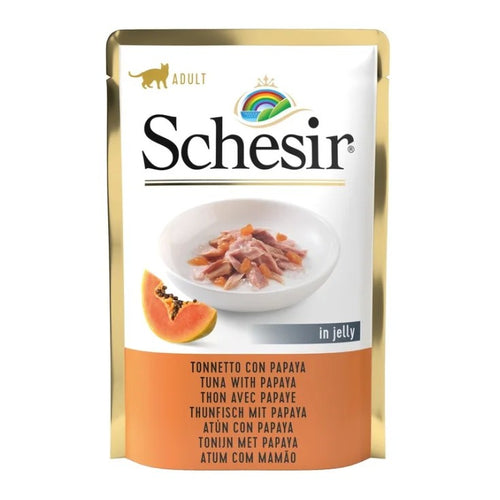 Schesir Jelly Tonnetto con Papaya per Gatti Adulti 85gr