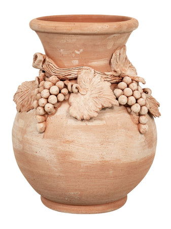Biscottini Vaso portaombrelli in terracotta di galestro 100% Made in Italy interamente lavorata a mano