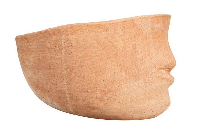 Biscottini Biscottini Vaso Conca Faccia Terracotta Toscana fatto a mano antigelivo 42x25