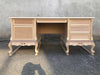 MOBILI 2G - scrivania 6 cassetti classica barocco Legno grezzo 180x87x77