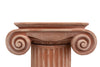 Biscottini Colonna ionica in terracotta di galestro 100% Made in Italy interamente Lavorata a Mano