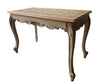 MOBILI 2G - scrivania 1 cassetto classica barocco Legno grezzo 121x62x79