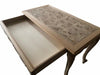 MOBILI 2G - scrivania 1 cassetto classica barocco Legno grezzo 121x62x79