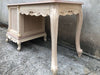 MOBILI 2G - scrivania porta frigo classica barocco Legno grezzo 142x61x78