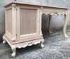MOBILI 2G - scrivania porta frigo classica barocco Legno grezzo 142x61x78