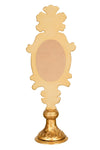 Biscottini SPECCHIERA DA APPOGGIO IN LEGNO FINITURA FOGLIA ORO ANTICATO MADE IN ITALY