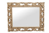 Biscottini SPECCHIERA DA PARETE IN LEGNO FINITURA FOGLIA ARGENTO ANTICATO MADE IN ITALY