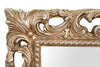 Biscottini SPECCHIERA DA PARETE IN LEGNO FINITURA FOGLIA ARGENTO ANTICATO MADE IN ITALY