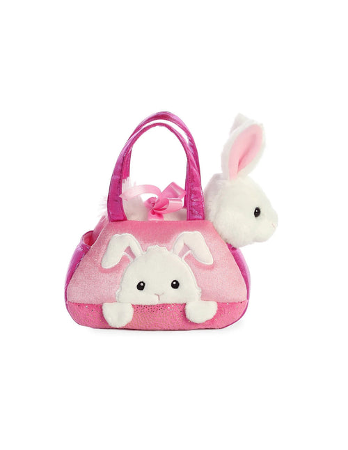 Fancy Pals  Plush Toy Bunny PeekaBoo in Pink Bag 20 cm Eco-Friendly