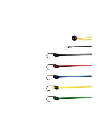 Dunlop - Bungee / Luggage Cords with Hooks 18 pcs