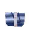 Alpina - Striped Beach Bag 49.3x16x34 cm (Navy / White)