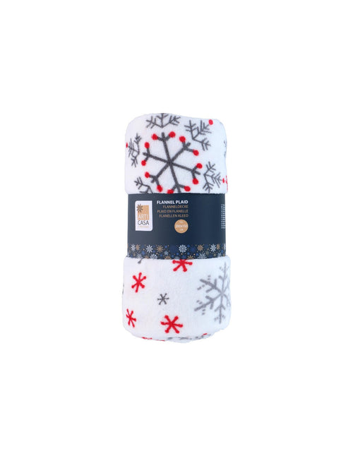 Arti Casa - Flannel Christmas Blanket 150x200 cm (White)