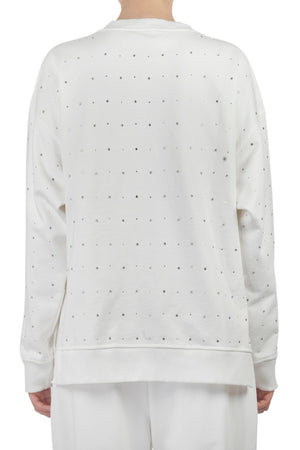 8PM 8pm - Felpa - 450713 - Latte/Blu da donna
