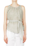 JUCCA Jucca - Top - 451695 - Verde/Bianco da donna