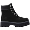 Timberland donna stivale nero Impermeabile con Plateau Stone Street 6-Inch