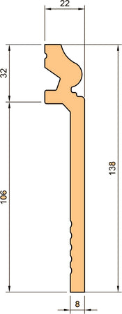 84ml-bancale-di-Battiscopa-coprimarmo-DUCALE-Alto-BIANCO-138x22x2000mm-in-POLIMERI---Polistrutturato