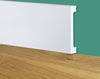 84ml-bancale-di-Battiscopa-SQUADRATO-BIANCO-Passacavo-100x13x2000mm-in-POLIMERI