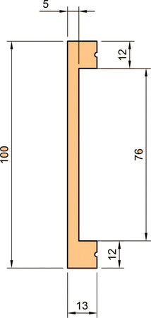 84ml-bancale-di-Battiscopa-SQUADRATO-BIANCO-Passacavo-100x13x2000mm-in-POLIMERI