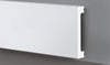 84ml-bancale-di-Battiscopa-SQUADRATO-BIANCO-Passacavo-100x13x2000mm-in-POLIMERI