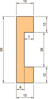 84ml-bancale-di-Battiscopa-SQUADRATO-BIANCO-Passacavo-50x13x2000mm-in-POLIMERI