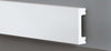 84ml-bancale-di-Battiscopa-SQUADRATO-BIANCO-Passacavo-50x13x2000mm-in-POLIMERI