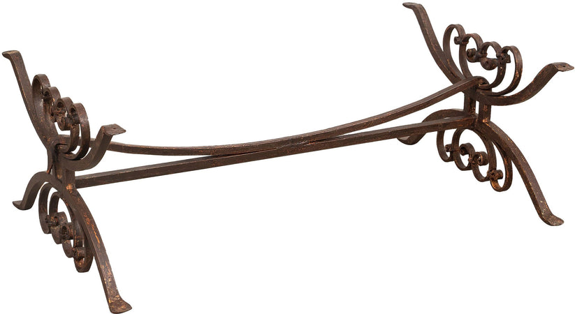 Biscottini Biscottini Base Tavolo Ferro Battuto Forgiato a Mano Robusta 153x84x76 Per