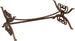 Biscottini Base per Tavolo in ferro L122xPR77xH43 cm Molto robusta resistente Offerta