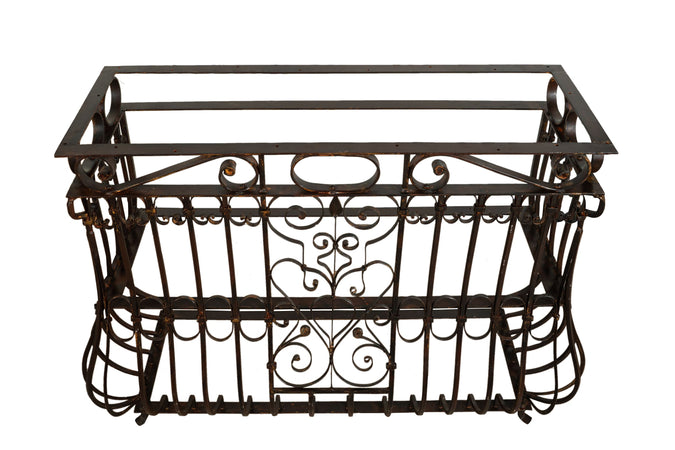 Biscottini Biscottini Base Tavolo Consolle Ferro Battuto Forgiato a Mano 136x52x96