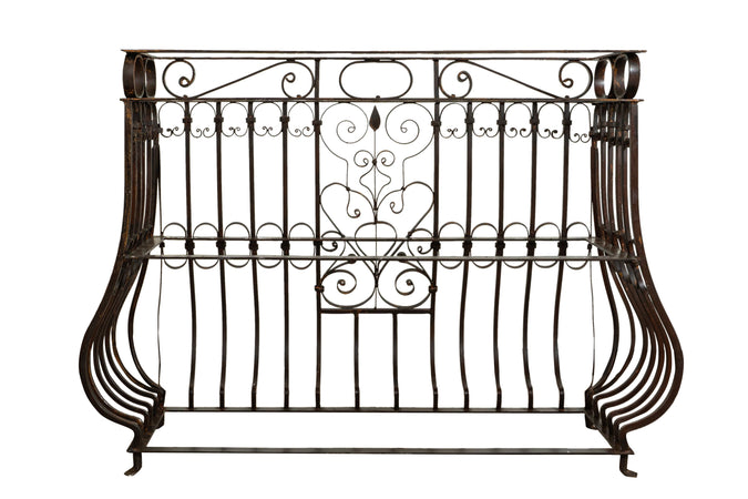 Biscottini Biscottini Base Tavolo Consolle Ferro Battuto Forgiato a Mano 136x52x96