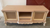 MOBILI 2G - Porta tv 2 ante 1 cassetto classico barocco Legno grezzo 174x60x76