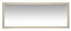 Biscottini Specchio Specchiera da parete e appendere verticale/orizzontale L72xPR3xH180 cm finitura bianco anticato